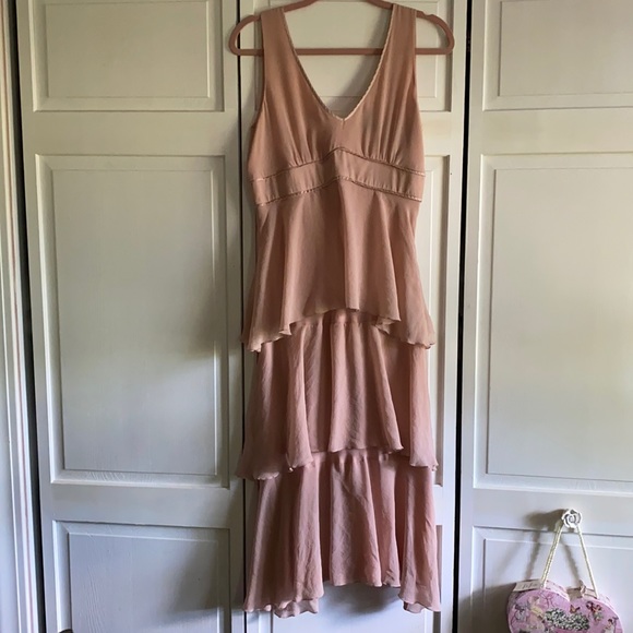 maxandcleo Dresses & Skirts - maxandcleo Dusty Rose 100% Silk Dress